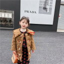 中綿コート キッズ 冬服 子供服 女の子 アウター 中綿ジャケット ダウン風コート トレンチコート ロングコート トップス ベビー服 暖かい おしゃれ 可愛い ...