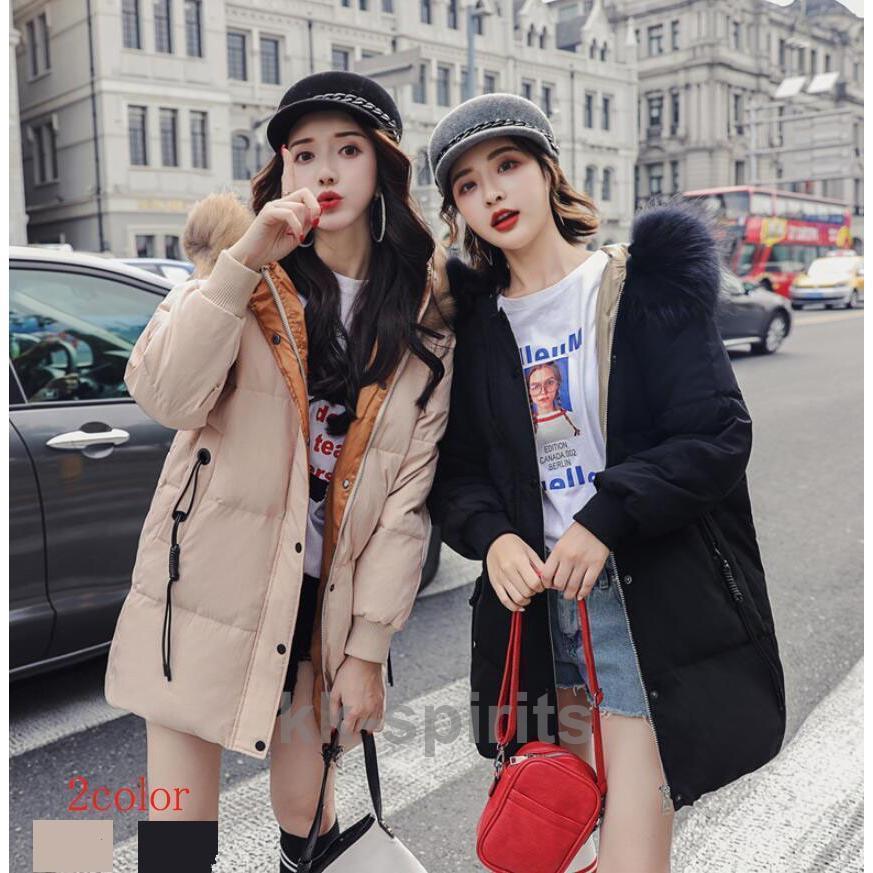 ダウンコート ダウン レディース ミディアム丈 コート 可愛い冬服 防寒着 厚手 フード付き カジュアル アウター 厚手 きれいめ OL 通勤 おしゃれ