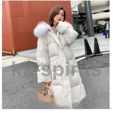 ダウンコート レディース コート ミディアム丈 アウター 立ち襟 ポケット付き 着痩せ チュニック ゆったり おしゃれ カジュアル 防寒 防風 冬服 厚手 暖かい