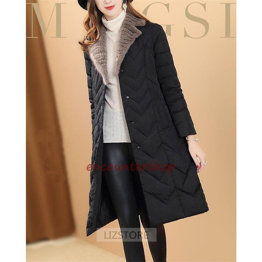 アウター ダウンコート 冬 レディース 40代 ダウン ダウン キルティング 長袖 インナーロングコート