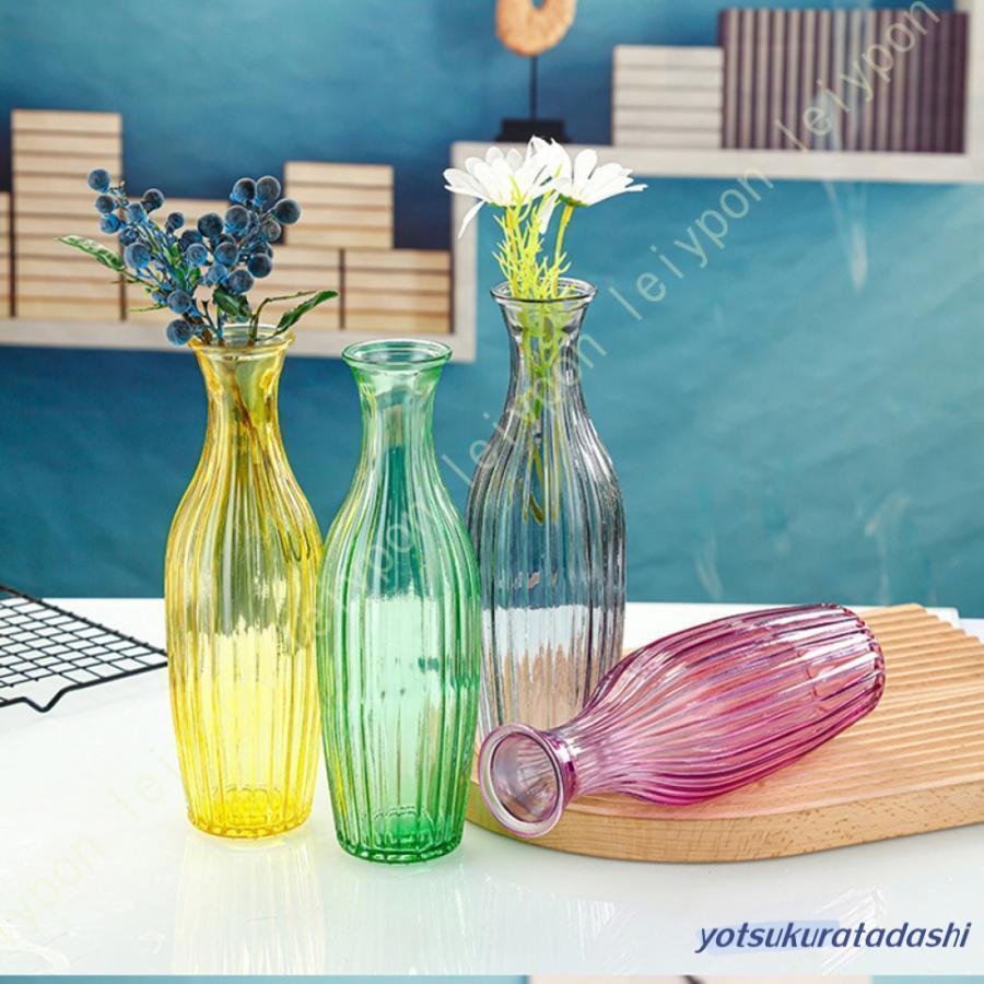 Interior Accessories - ガラスの花瓶 花器 フラワーベース ガラスベース ガラスボトル アレンジ インテリア 水栽培 生け花 造花 おしゃれ シンプル インテリア雑貨 飾り瓶 北欧