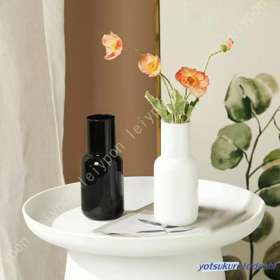 Rakuten - ガラスの花瓶 花器 フラワーベース ガラスベース ガラスボトル アレンジ インテリア 水栽培 生け花 造花 おしゃれ シンプル インテリア雑貨 飾り瓶 エレガント