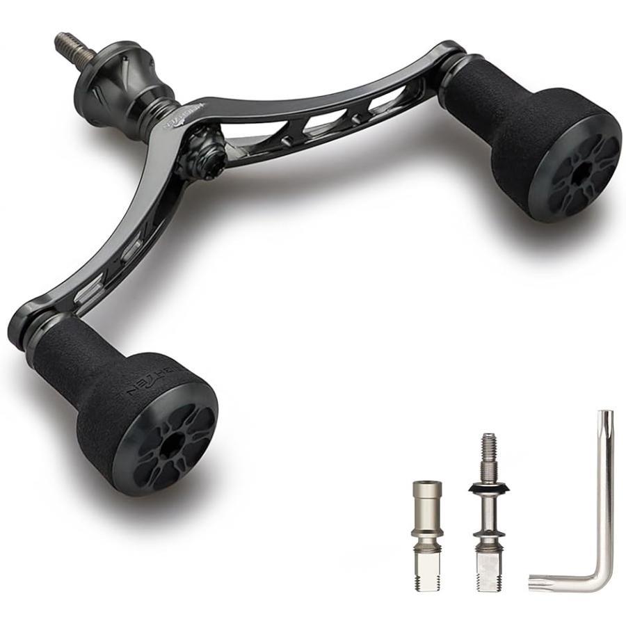 98mm リール ハンドル ダイワ DAIWA 通用 TPE(ダークグレー(22STELLA/23AIRI)