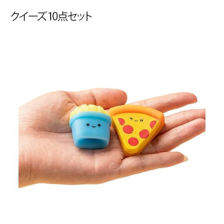 スクイーズ 無害 10点セット おもちゃ ミニ 食べ物 グッズ ドーナツ ストレス解消 低反発 握って遊ぶ ケーキ クイーズ 触感いい チョコ クイー maruk2010-10067848 maruk shop パッケージ画像