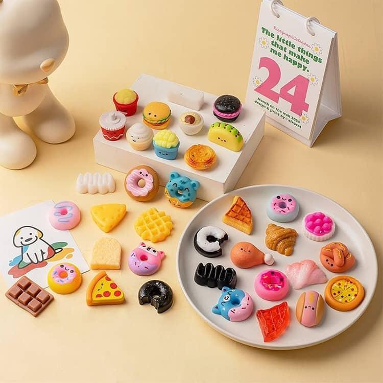 スクイーズ 無害 10点セット おもちゃ ミニ 食べ物 グッズ ドーナツ ストレス解消 低反発 握って遊ぶ ケーキ クイーズ 触感いい チョコ クイー maruk2010-10067848 maruk shop サンプル画像3