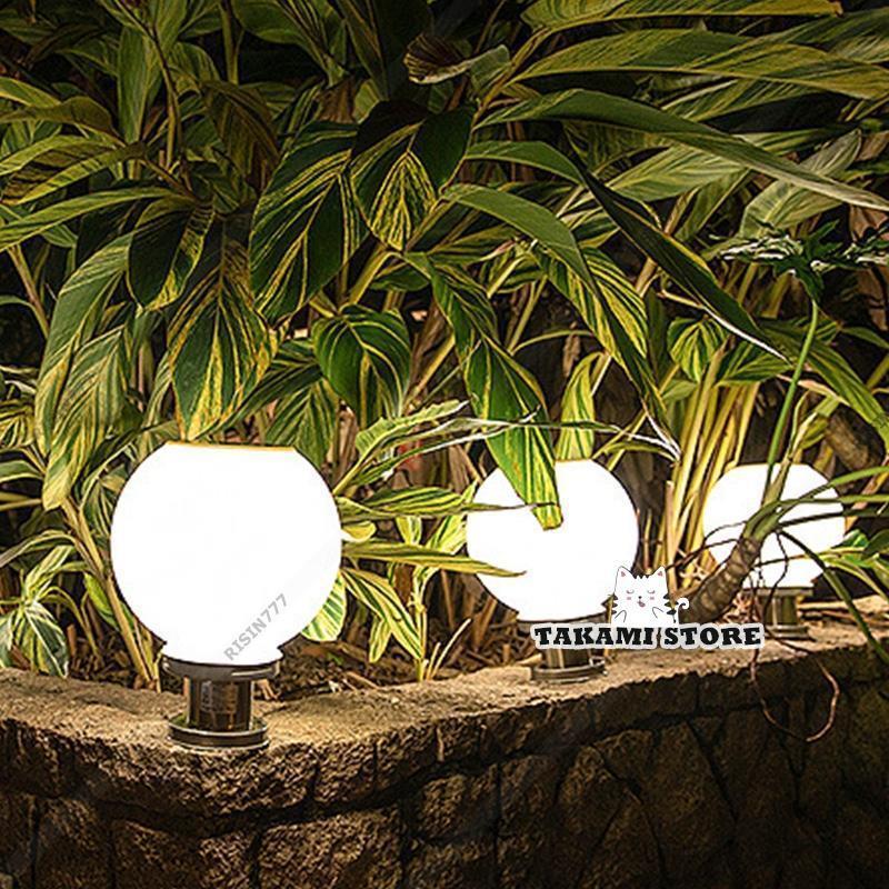 門柱灯 ソーラーライト led 柱上付け照明 ソーラーパネル 屋外照明 庭 おしゃれ 四...