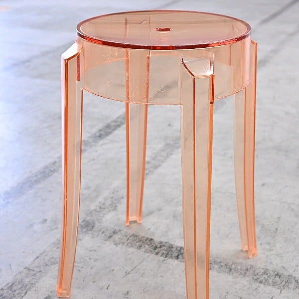 Kartell 3万「チャールズゴースト」スツールb フィリップ・スタルク イタリア製 デザイナーズ リビング ダイニング 椅子 カルテル【中古家具/中古インテリア/USED家具ユーズド家具/リサイクル】