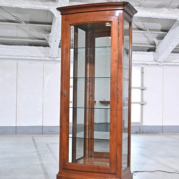 ★イタリア製 BAMAX キュリオケース 飾り棚 リビングボード 照明付き 収納 キャビネット クラシック バマックス【中古家具/中古インテリ..