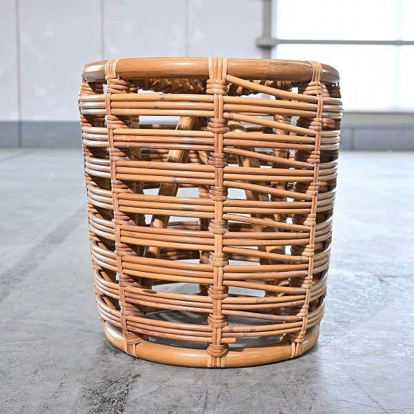 山川ラタン ビンテージ 山川譲 スツール b 籐 腰掛け【中古家具/中古インテリア/USED家具ユーズド家具/リサイクル】