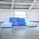 ligne roseto 190万「ROSETConfluences」ソファ ウルトラスエード パフセット リビング フィリップ・ニグロ リーンロゼ コンフルアンス【 中古家具/中古インテリア/USED家具ユーズド家具/リサイクル】