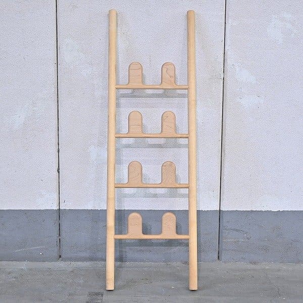 展示品 旭川家具 cosine「リーフラック」スリッパ収納 メープル材 壁掛け 玄関 リビング ダイニング 子..