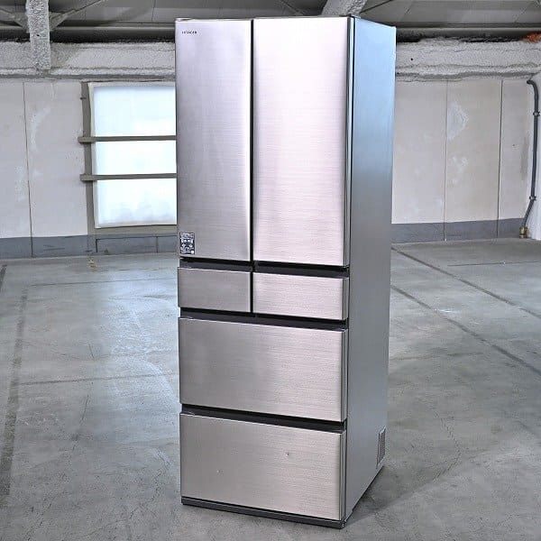 2023年製 日立「 R-HWC54T(N)」冷蔵庫 540L キッチン 食卓 フレンチ6ドア まるごとチルド まんなか冷凍..