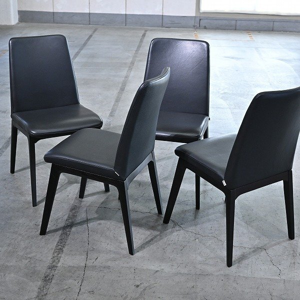 BoConcept 25万「Lausanne」ダイニングチェア 4脚セット ヘンリック・ペダーセン 一人掛け アームレス ..