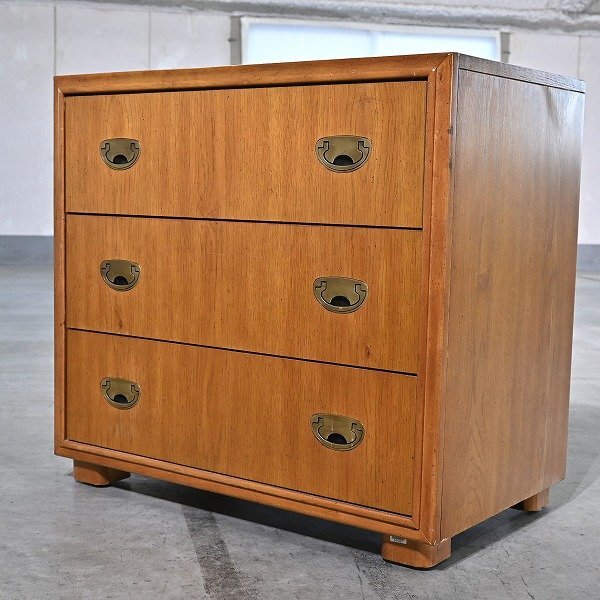 アメリカ DREXCEL HERITAGE「passage」チェスト オーク材 3段 引出し 収納 リビング 寝室 ダイニング ..