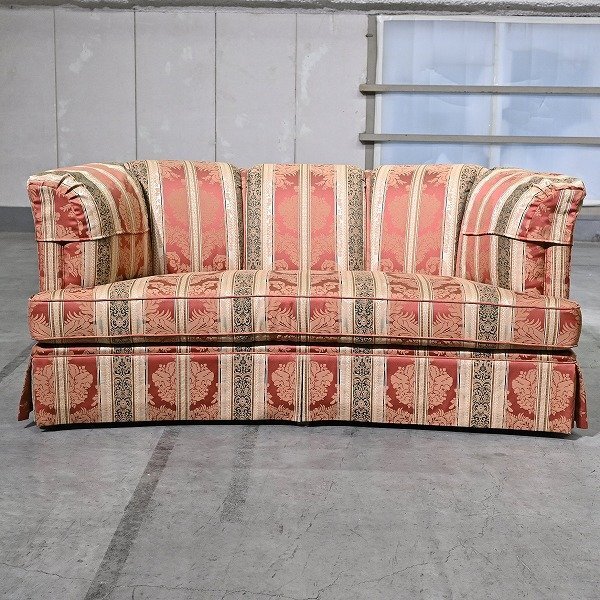 最高級 ドレクセルヘリテイジ 86万「アップホルスタリー」2人掛けソファ ラブ クラシカル アーム クラ..