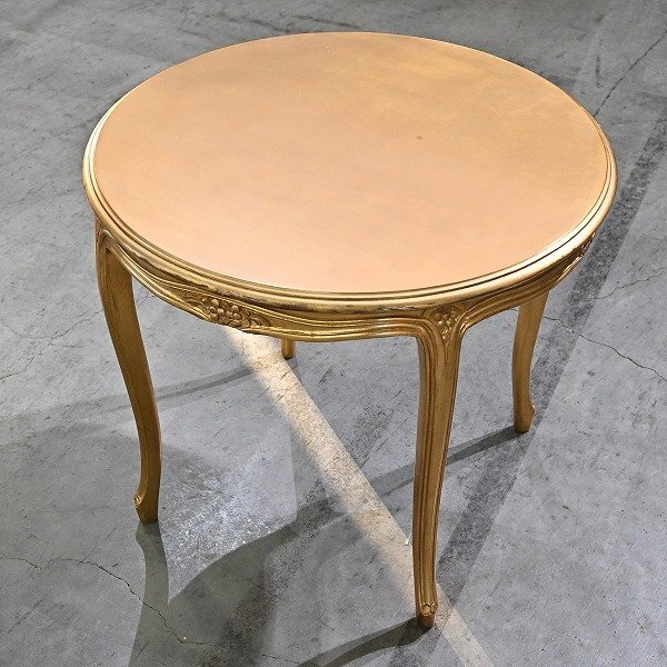 イタリアンビンテージ サイドテーブル ルイ15世様式風 ロココ ヨーロピアン クラシカル サロン ゴール..