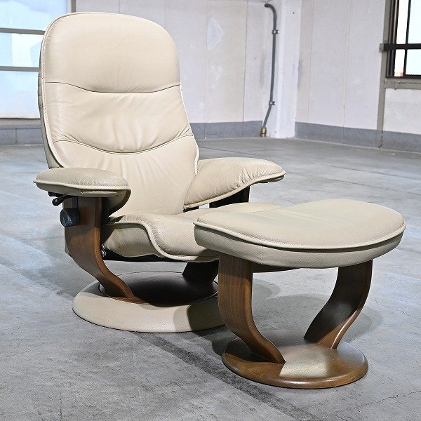 カリモク家具「RT51」リクライニングチェア オットマンセット 本革 曲げ木 パーソナル 1人掛け 書斎 karimoku