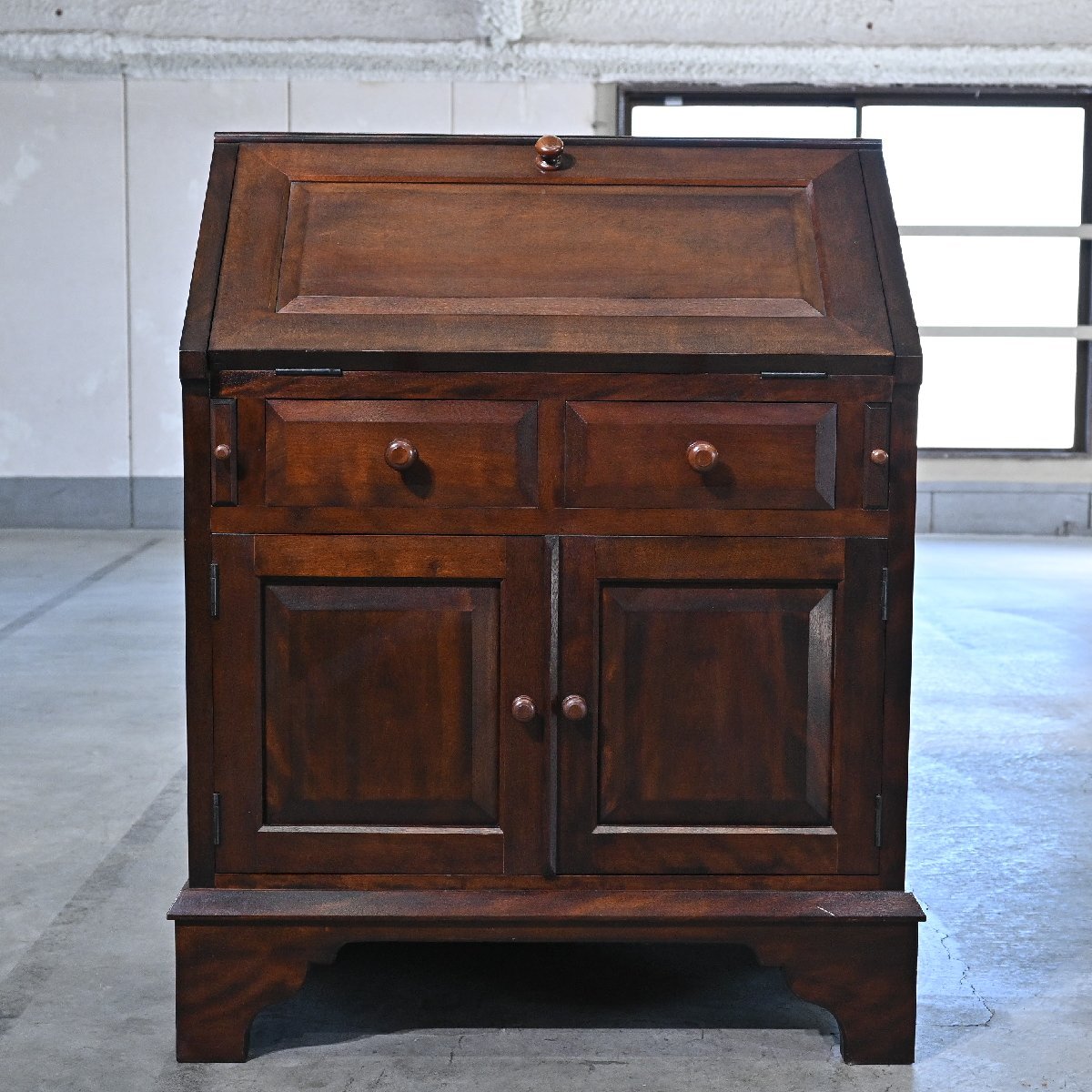 楽天市場】松本民芸家具 ライティングビューロー デスク ミズメザクラ