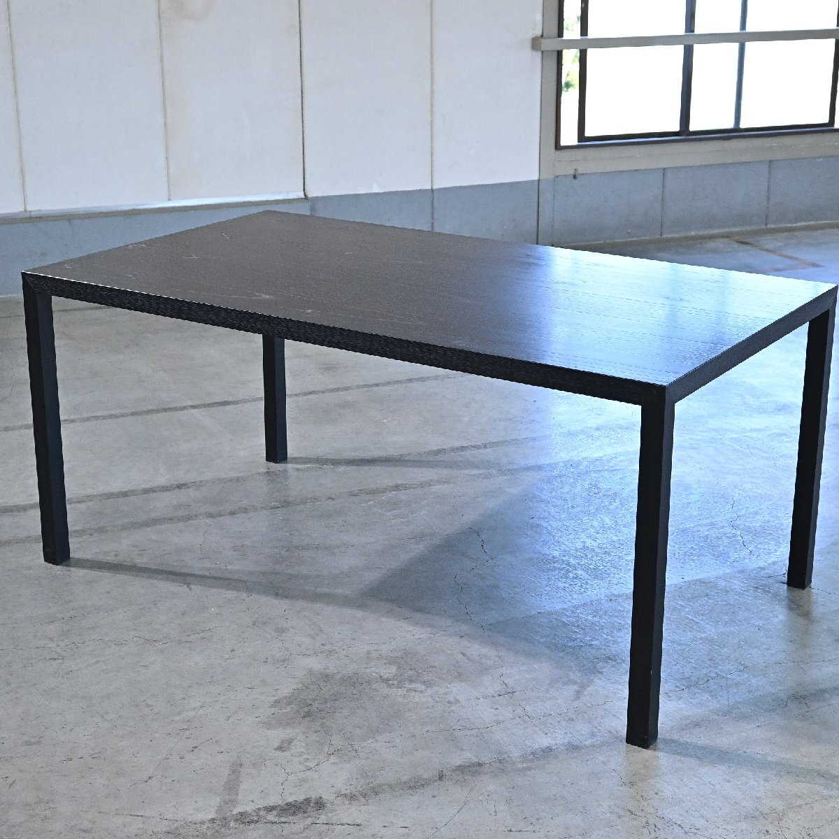 希少 Cassina ixc.「MATRIX 1011/マトリクス」ダイニングテーブル オーク材 ブラック リビング オフィス カッシーナ・イクスシー モダン 机