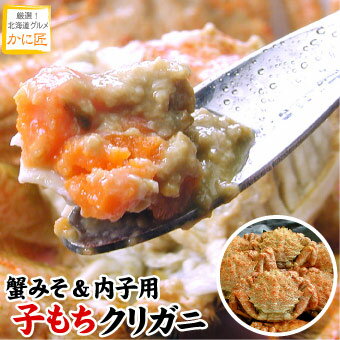 北海道産 子持ち クリ毛ガニ (メスだけ詰め込み)約1kg(約10-20尾前後入り)クリガニ クリ毛蟹 クリ毛がに クリけがに 蟹 カニ かに 送料無料 ギフト