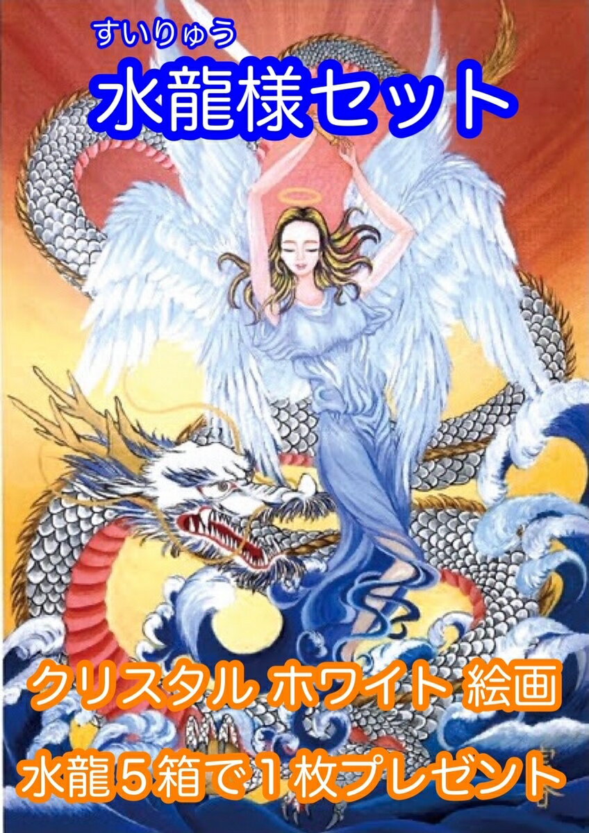 【水龍絵画セット】 水龍 5箱セット シリカ水 水溶性ケイ素 個包装 ミネラル ダイエット ケイ素 シリカ 珪素 斎藤一…