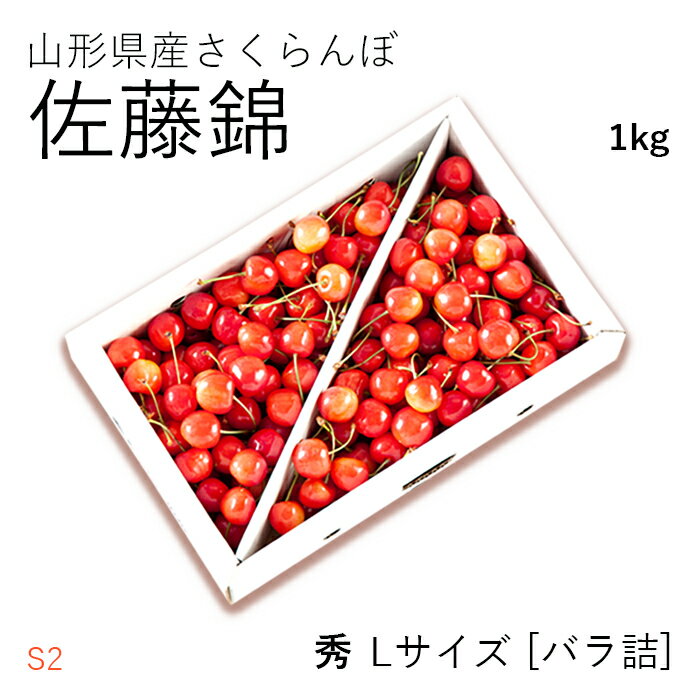 ＼ 期間限定 全品ポイント2倍／ 【贈答】さくらんぼ 佐藤錦 約1kg ( 秀 / Lサイズ ...