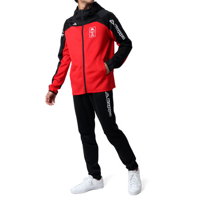 RED FREAKY フード付きジャージ上着 Nike フード付きジャージ上下セット レッド L - メルカリ