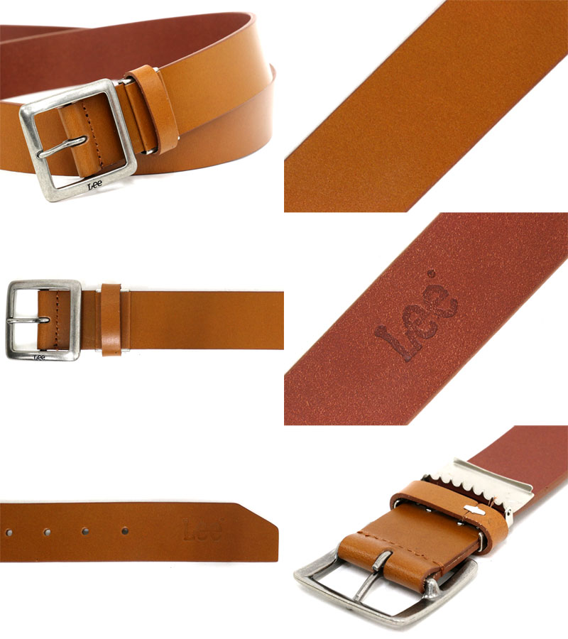 Lee ベルト メンズ 冬 牛革 おしゃれ オシャレ 大人 白 黒 最大107cm 小物 春 夏 秋 冬