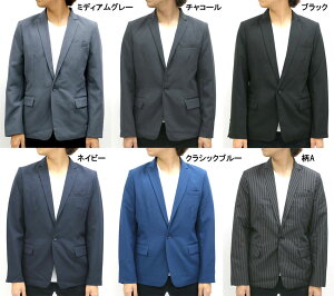 全品送料無料 テーラードジャケット メンズ 秋冬 1B ジャケット グレー/ネイビー/ブラック M/L/LL