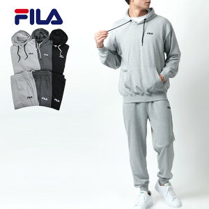 スウェット 上下 メンズ スエット 秋冬 ルームウェア 大きい FILA フィラ ブランド 上下セット 裏起毛 ワンポイント ロゴ 刺繍 長袖 セットアップ パーカー 部屋着 おしゃれ オシャレ 大人 ペアルック 黒 M L LL XL 2L春 夏 秋 冬 20代 30代 40代 50代 マルカワ