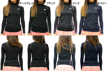 フィラ コンプレッション レディース 吸水速乾 UVカット ブラック/ネイビー M/L/LL