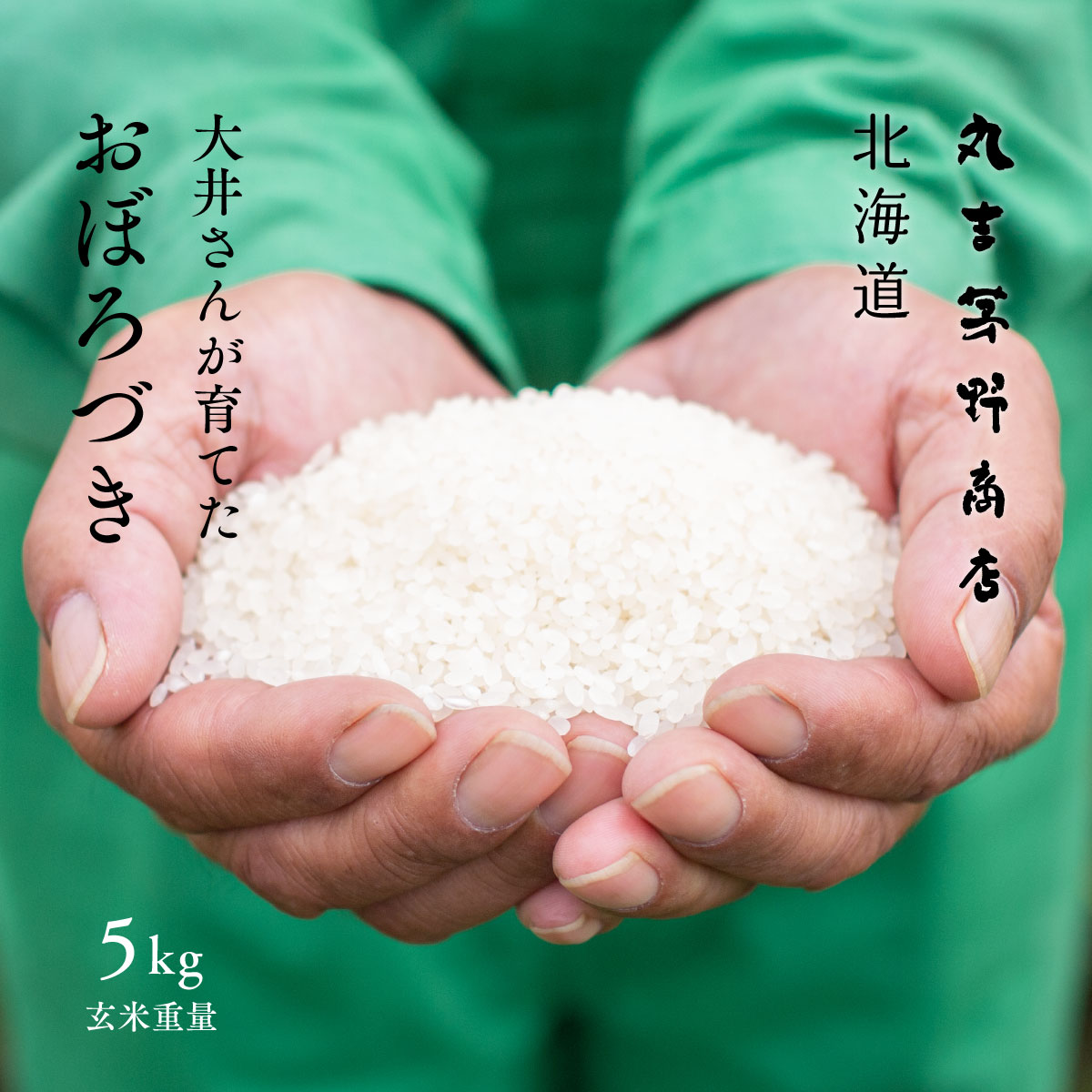 大井さんが育てた おぼろづき 5kg 北海道妹背牛産 玄米 白米 分づき米 令和5年産 米 お米 送料無料 産地直送 オプションで真空パックに変更可