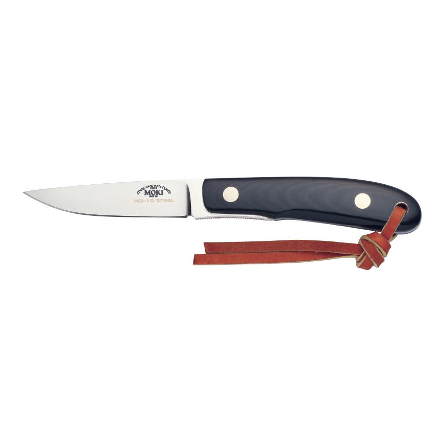 BANFF&nbsp;MOKI モキ ナイフ バンフ ミディアム　MK-1110 フィックスブレード リネンマイカルタ キャンプ フィッシング 革シース付属　送料