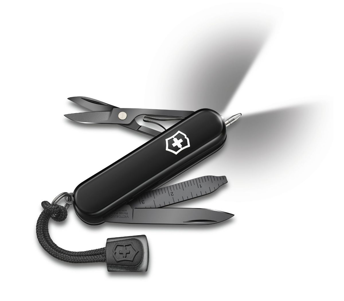 VICTORINOX　ビクトリノックス スイスアーミーナイフ シグネチャーライト オニキスブラック 0.6226.31P スモールマルチツール 白色LEDライト付き　日本正規品　保証書付属　送料無料