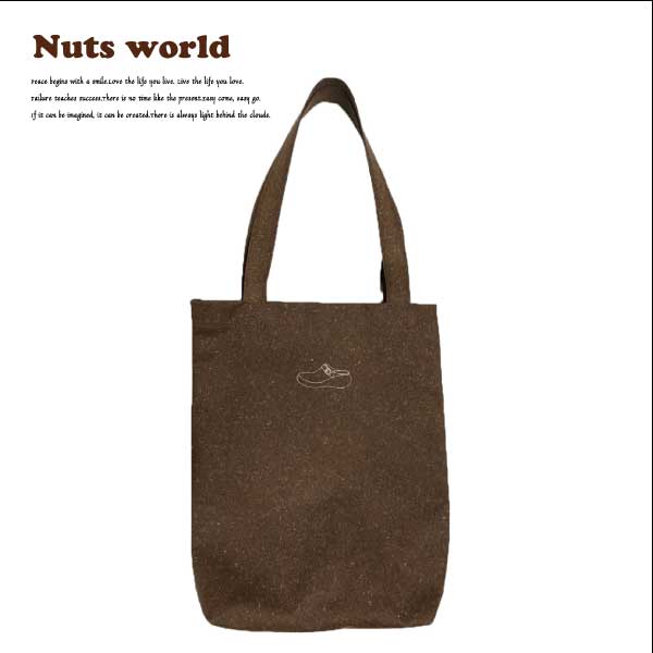 【送料無料】【72001】リサイクルレザートートバッグ（中） Nuts world ナッツワールド 鞄 トートバッグ エコ素材 イタリア製リサイクルレザー レザーボード 日本製 リサイクル レザー ユニセックス メンズ