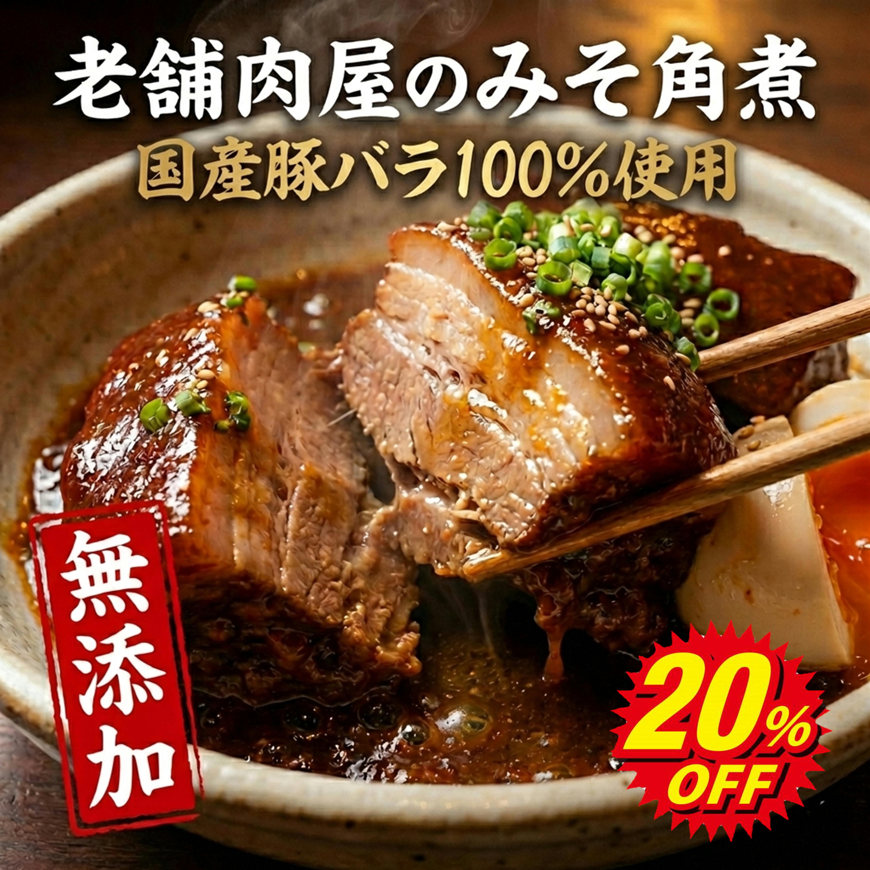 角煮 無添加 国産 豚の角煮 みそ角煮 名古屋 赤味噌 国産豚バラ 冷凍 約300g 湯煎 簡単調理 温めるだけ 名古屋名物 ご当地グルメ おかず ご飯のお供 角煮丼 おつまみ お取り寄せ 惣菜 プレゼント 本物の味 素材 送料無料 肉屋