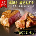 飛騨牛 鹿児島黒牛 A5等級 黒毛和牛ヒレステーキ 食べ比べセット 国産 贈答用 赤身 もらって嬉しい ギフト ステーキ ヒレ 誕生日 和牛 贈答 内祝 プレゼ...