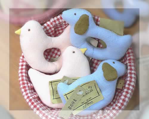 ロハスな逸品やさしい和紡布のにぎにぎ♪和紡布　布のにぎにぎ【ヒヨコ】【LOHAS】