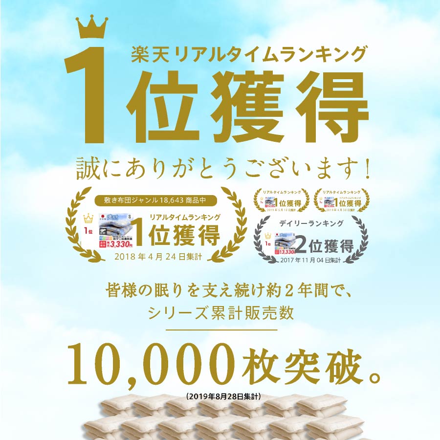 \楽天1位/日本製 敷布団 (固綿入) 防ダニ抗菌 シングル 100x200cm 洗える国産 敷き布団 日本製 敷き ふとん シングル 洗える 二段ベッドに 防ダニ 抗菌 防臭 軽い 体圧分散