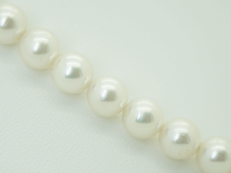 【新品未使用】天然真珠 パールネックレス アコヤ 7.5〜8mm 未使用 セット販売 イヤリング7.5mm　シルバークラスプ！！冠婚葬祭に！！お買い得！！