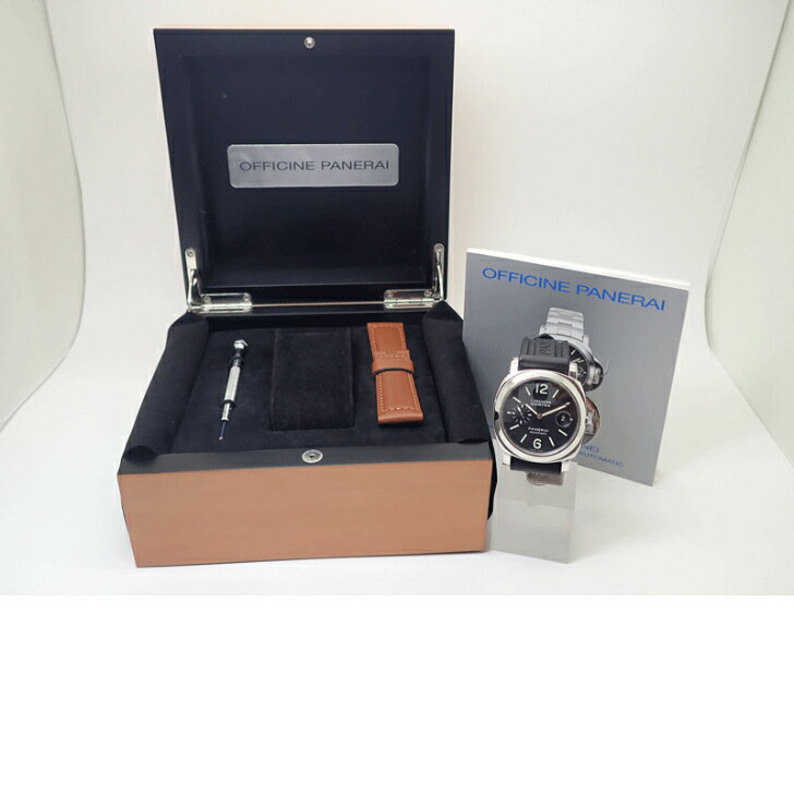 【中古】【PANERAI パネライ】 ルミノールマリーナ PAM00104 デイト ステンレス 自動 ...