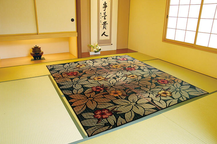 い草 ラグ・カーペット・夏用 ラグ ひんやり シリーズなでしこ約 191×250 cm【高品質 い草ラグ・純国産イ草】【ヒバ加工】[27_1_191_250_18]