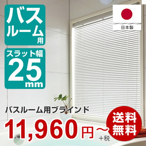 浴室 用 ブラインド バスルームタチカワ ブラインド シルキー・アクア・ノンビスタイプ(スラット幅25mm)幅161cm〜180cm×丈42cm〜80cm【オーダーメイド商品】【メーカー直送品】【代引不可】