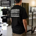 ユニバーサルオーバーオール プロフェッショナル メンズ 半袖 Tシャツ UNIVERSAL OVERALL コットン プリント UO2513001