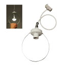 1灯 両引き ペンダント器具 ソケット コード長 10cm〜350cm 白 白熱灯 LED電球用 電球別売 照明