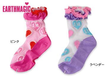 EARTHMAGIC ハート柄シースルーソックス■36182296【キッズ&ジュニア ソックス 靴下 くつした 日本製 国産 アースマジック 】■7006893【6S1】【02P03Dec16】