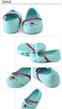 CROCS lina flat kids リナフラットキッズ ■204028-C【キッズ&ベビー 靴 くつ サンダル アウトドア ビーチ 海 クロックス 】■8001471【17ps1】
