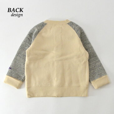 【30％OFF】【メール便不可】ポニーゴーラウンド 495-48760-MG SWEAT STAJUM キッズ ベビー トップス アウター スタジャン 前開き 羽織 長袖 裏毛 無地 シンプル カジュアル 男の子 女の子 男児 女児 子供服 4019820 18af-t【SALEsaleセールバーゲン】 ot-ot【AW】