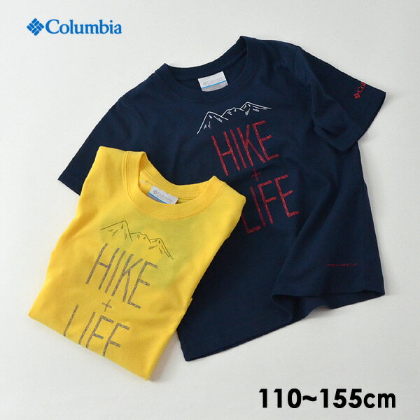 【30％OFF】【メール便可】コロンビア PY2033-LM HIKE＋LIFE Tシャツ キッズ ジュニア トップス 半袖 カットソー シンプル プリント コラボT 防虫加工 紫外線カット アウトドア 子供服 Columbia 4020642 19fn-t【SALEsaleセールバーゲン】【SS】