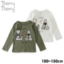 Boomy Roomy LAシャツ■M406026キッズ ジュニア トップス 長袖 ロンT 女の子 女児 子供 子ども ブーミールーミー■4014903 ot-ot